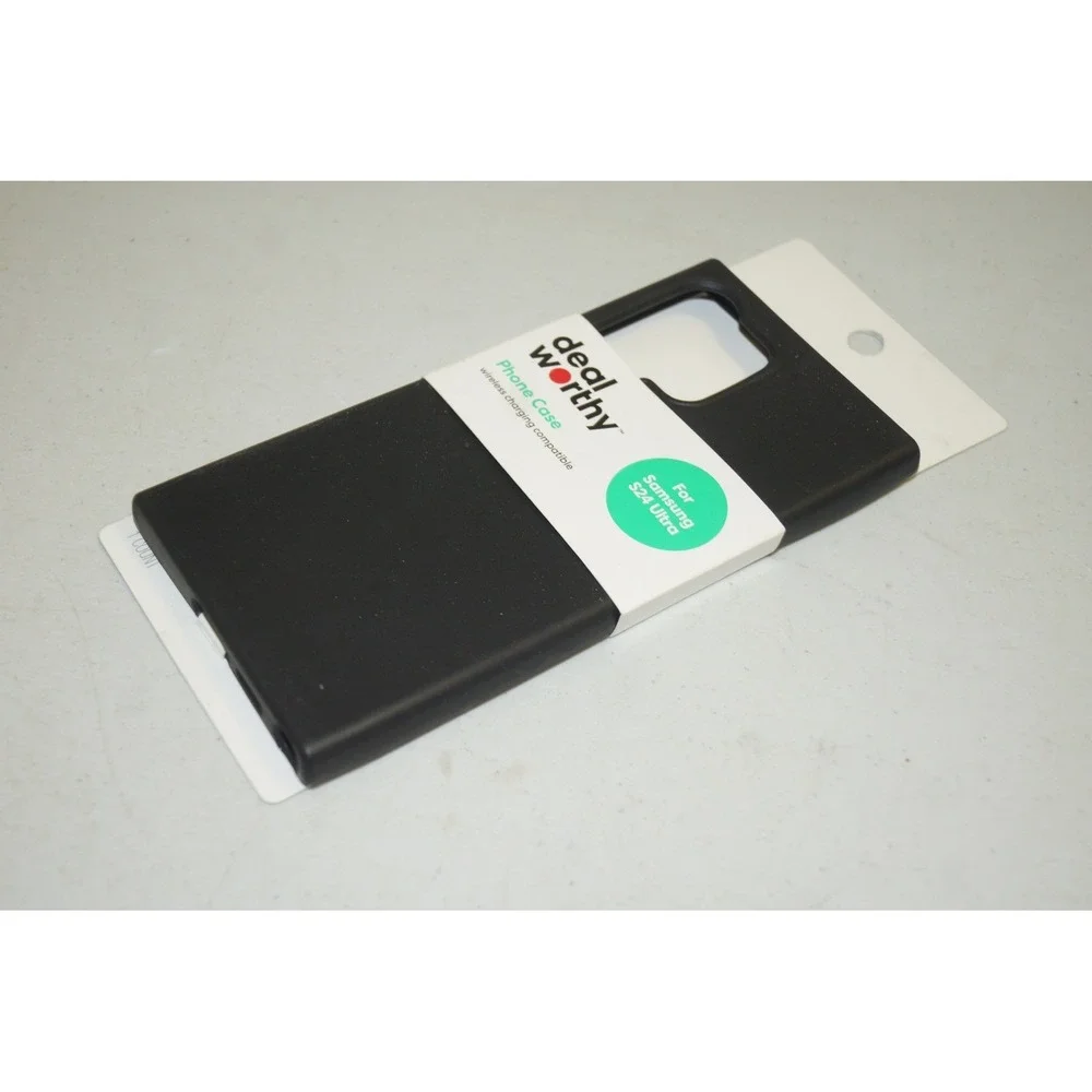 Deal Worthy Samsung S24 Ultra Phone Case Black Wireless Charging Compatible